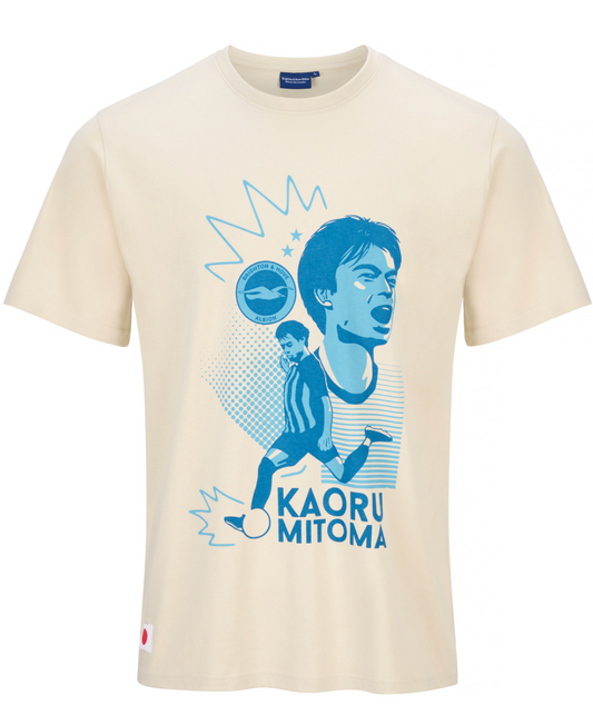 BHAFC オフィシャル Relaxed Mitoma Tee - Sand